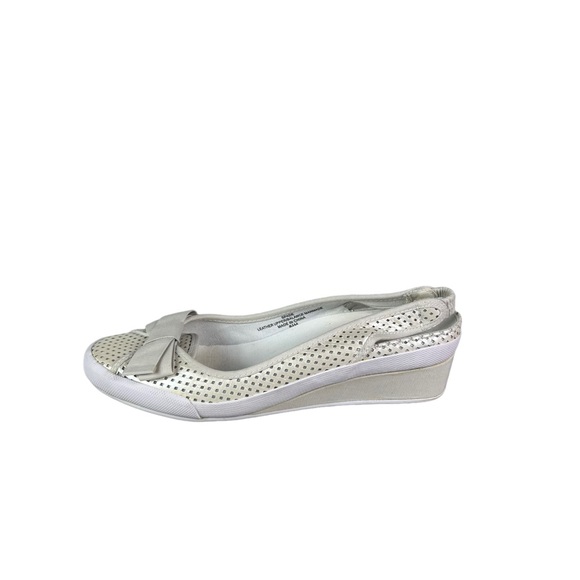 LIZ CLAIBORNE SPADE Slip-On Slingback Low Wedge Shoes - Picture 1 of 8
